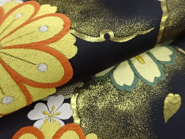7360303: JAPANESE KIMONO JAPANESE FUKURO OBI / WOVEN SAKURA